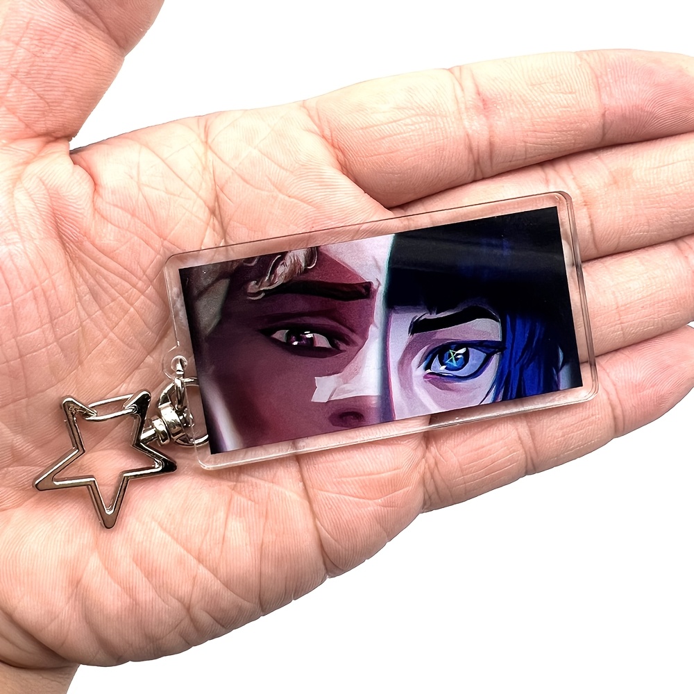 

Anime Couple Eyes Acrylic Keychain, , Novelty Keyring For , Collectible Accessory