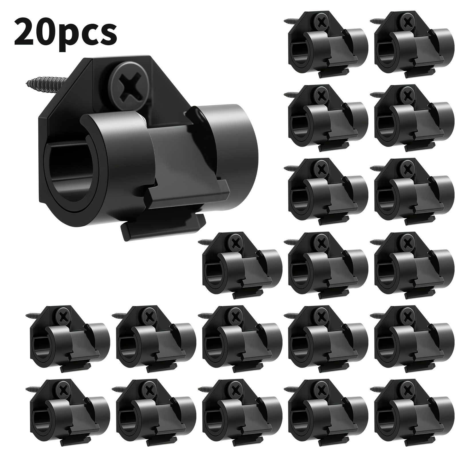 E-shop Outdoor-Lichtklammern, wetterfeste Weihnachtslichter-Halter für Lichterketten, Kabel, Feiertagsdekorationen, Universalhaken