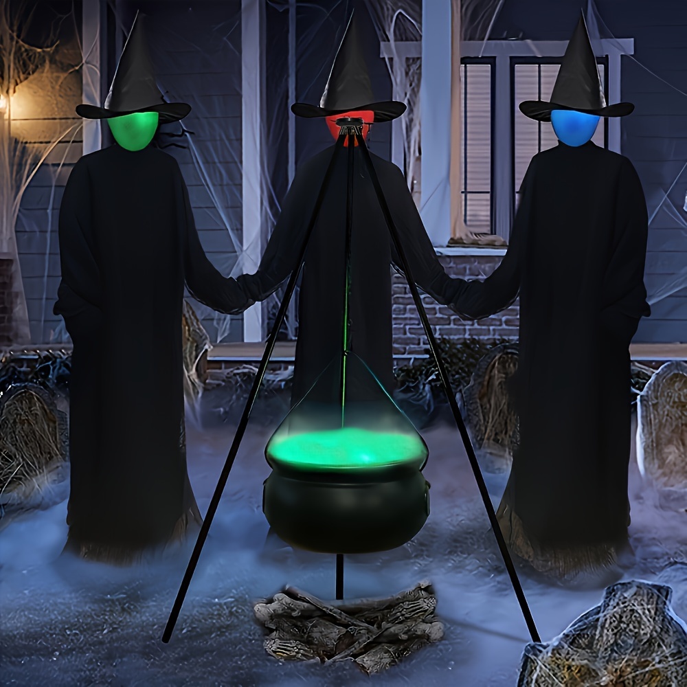 Large witch outlet cauldron Halloween