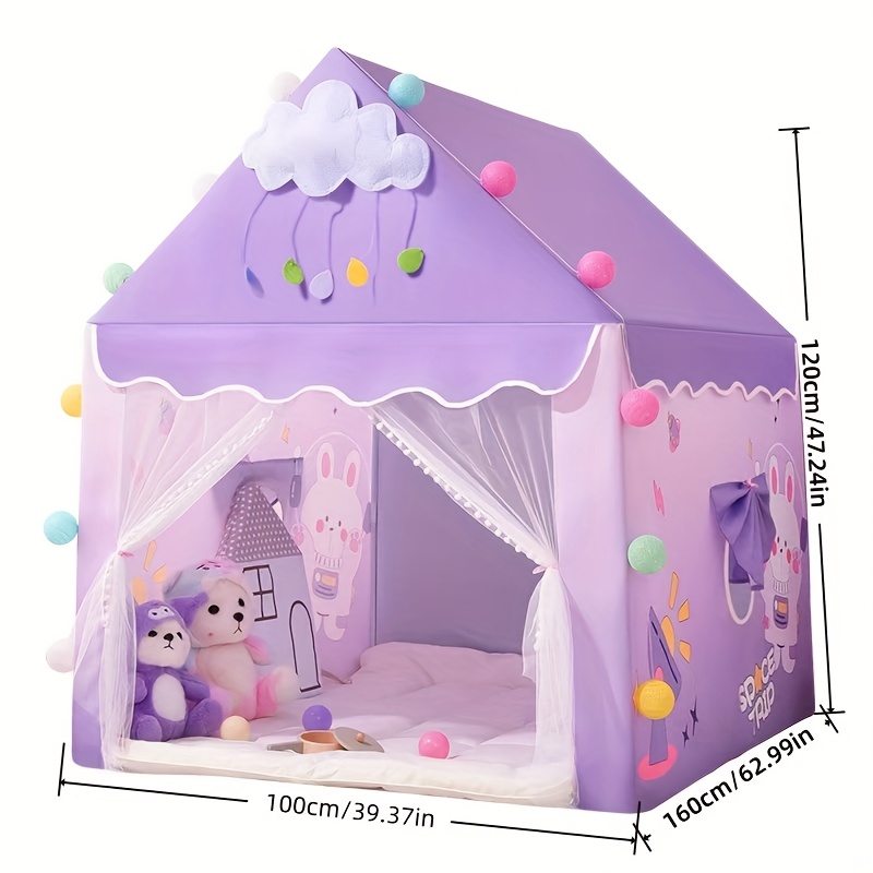 zhengcan girls princess     tent   indoor outdoor playhouse for dolls imaginative play small cottage for or role playing fun setup