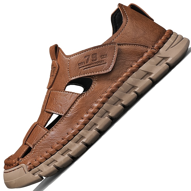 *'S Closed-Toe Fisherman Sandals in Black, Brown, And Grey  Casual Flip Flops And Slippers for Hiking And Everyday Wea