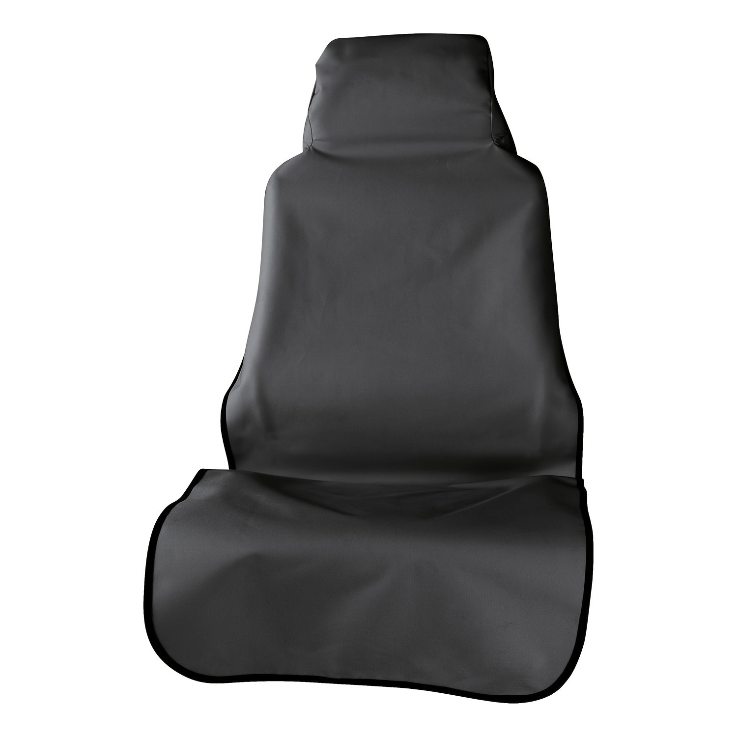 1pc 600d Heavy-duty Black Oxford Cloth Pet Car Seat Cover - Durable Pet Seat Protector, And Clean, Front Seat Cover For Dogs, Your Vehicle