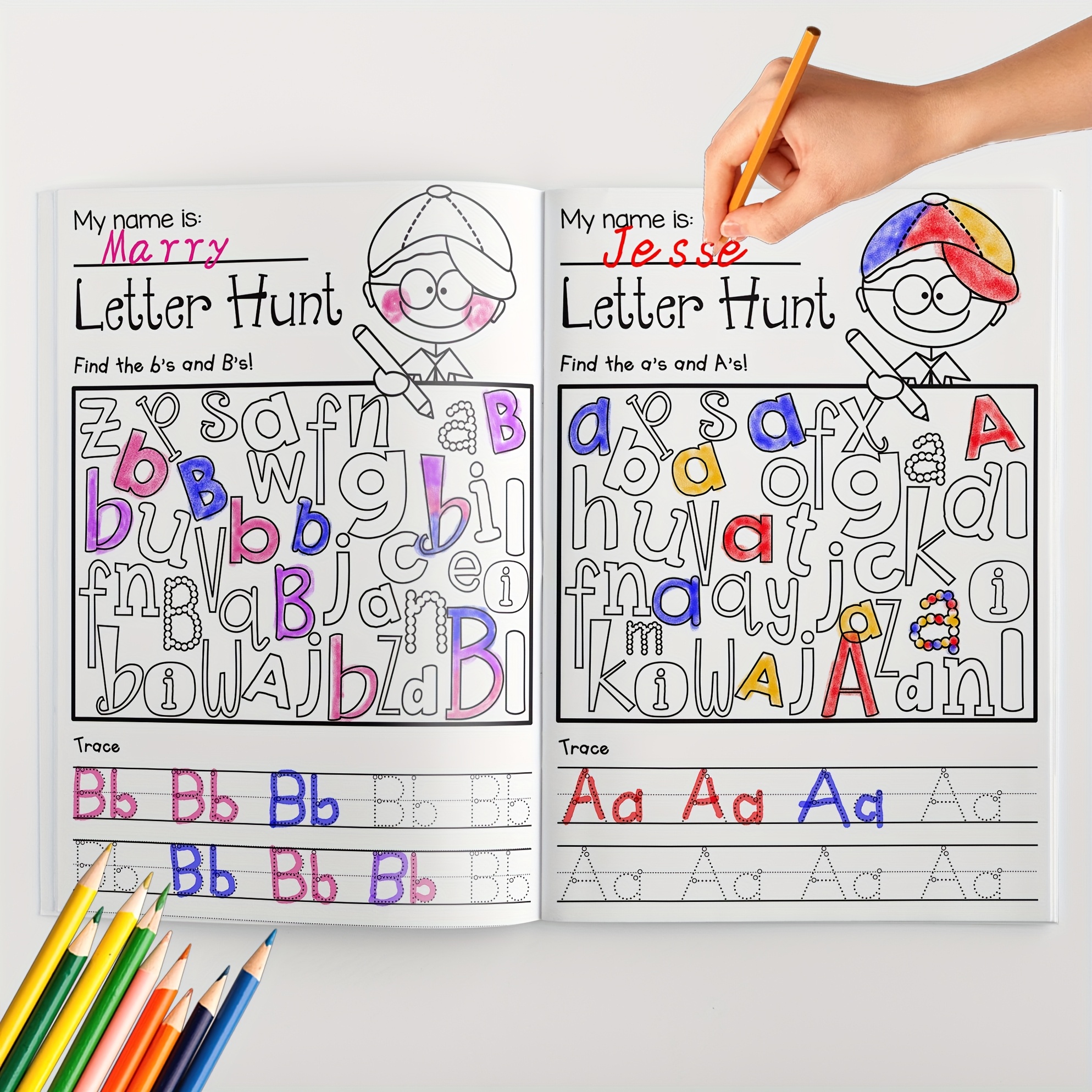 

1pc Explore The World Of Letter Books: A And Engaging Coloring Adventure For Kids