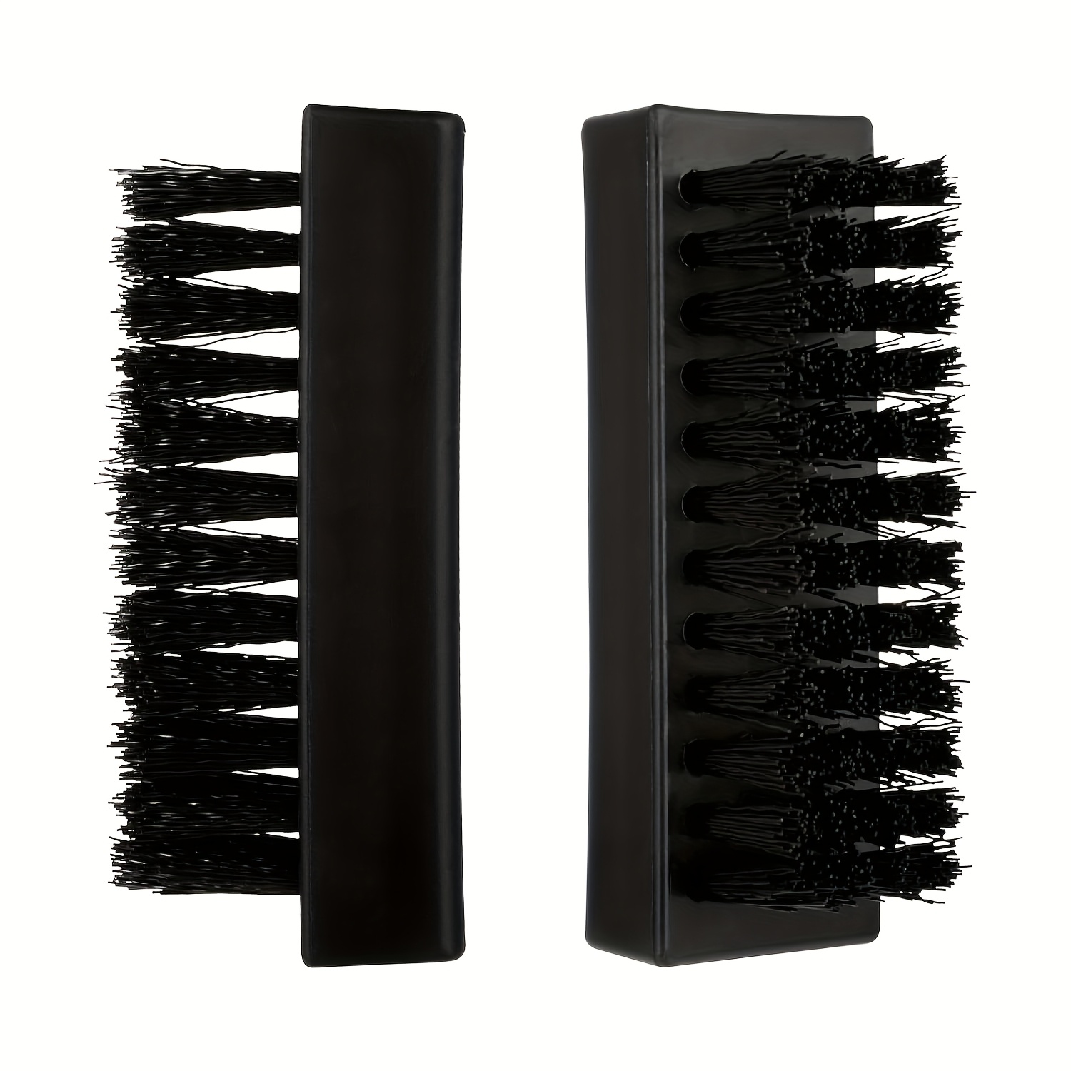Image of 2pcs Durable Nail Cleaning Brushes With Stiff Bristles - Ideal For Fingernails, Toenails, And Hard-to-reach Areas - Scrubbing Tool For Men, Perfect For Shoes, Carpets, And Surfaces
