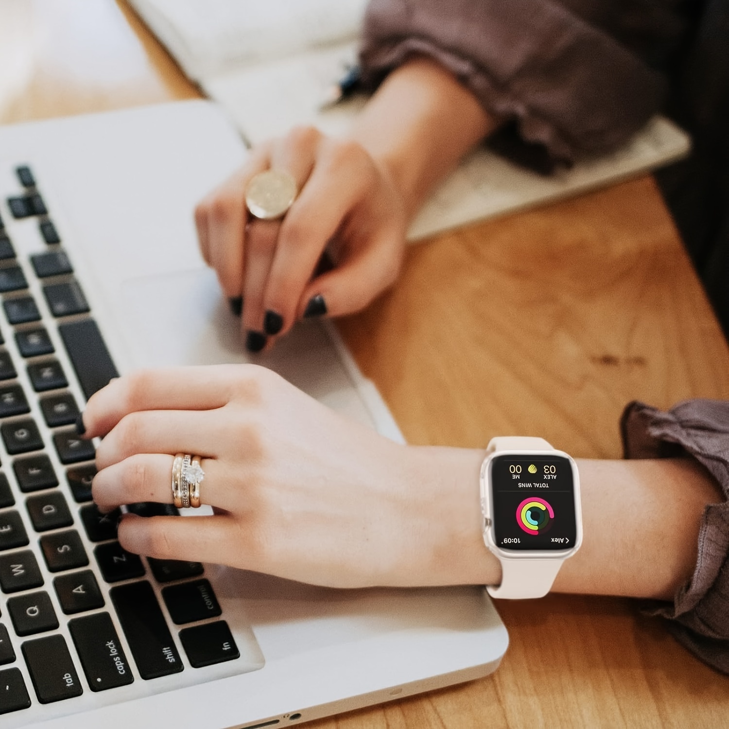 TPU Screen Protector Case for Apple Watch Series 10/9/8/7/SE/6/5/4/3 - Compatible with iWatch Models 46mm, 45mm, 41mm, 44mm, 40mm, 42mm - Shockproof Protective Cover