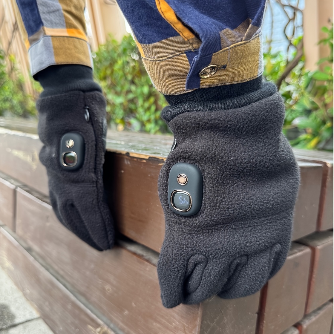 thickened work gloves electrically heated gloves built in battery heating to   adjustable temperature washable hand protection safety work gloves for industrial construction carpentry winter promotions winter clearance Product details 11