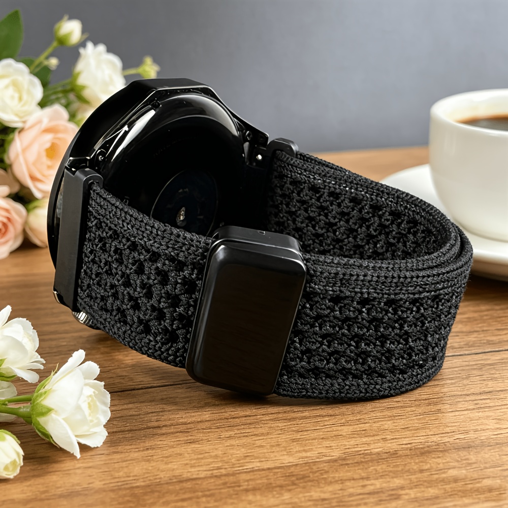 TEMU 20mm 22mm Breathable Nylon Loop For Galaxy Watch 4567 44mm 40mm 5 Pro 45mm Galaxy Watch 6 Classic 47mm 43mm Band For Huawei Watch Gt 456 Pro For