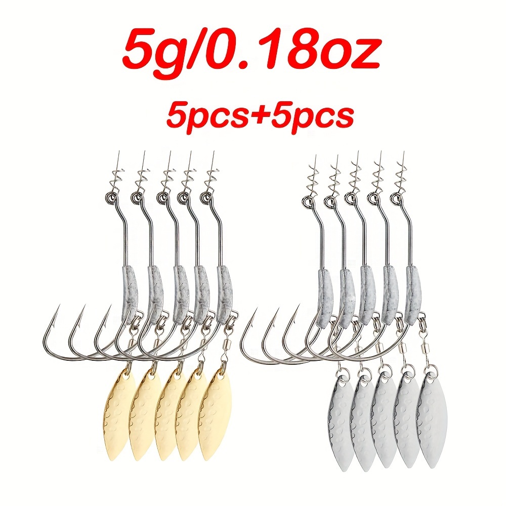 Image of Jig Head Fish Hook 2g 3g 4g 5g Fishing Hooks 10pcs With Pin Spinner For Soft Fishing Bait Of Carbon Steel Hooks Fishing Hooks