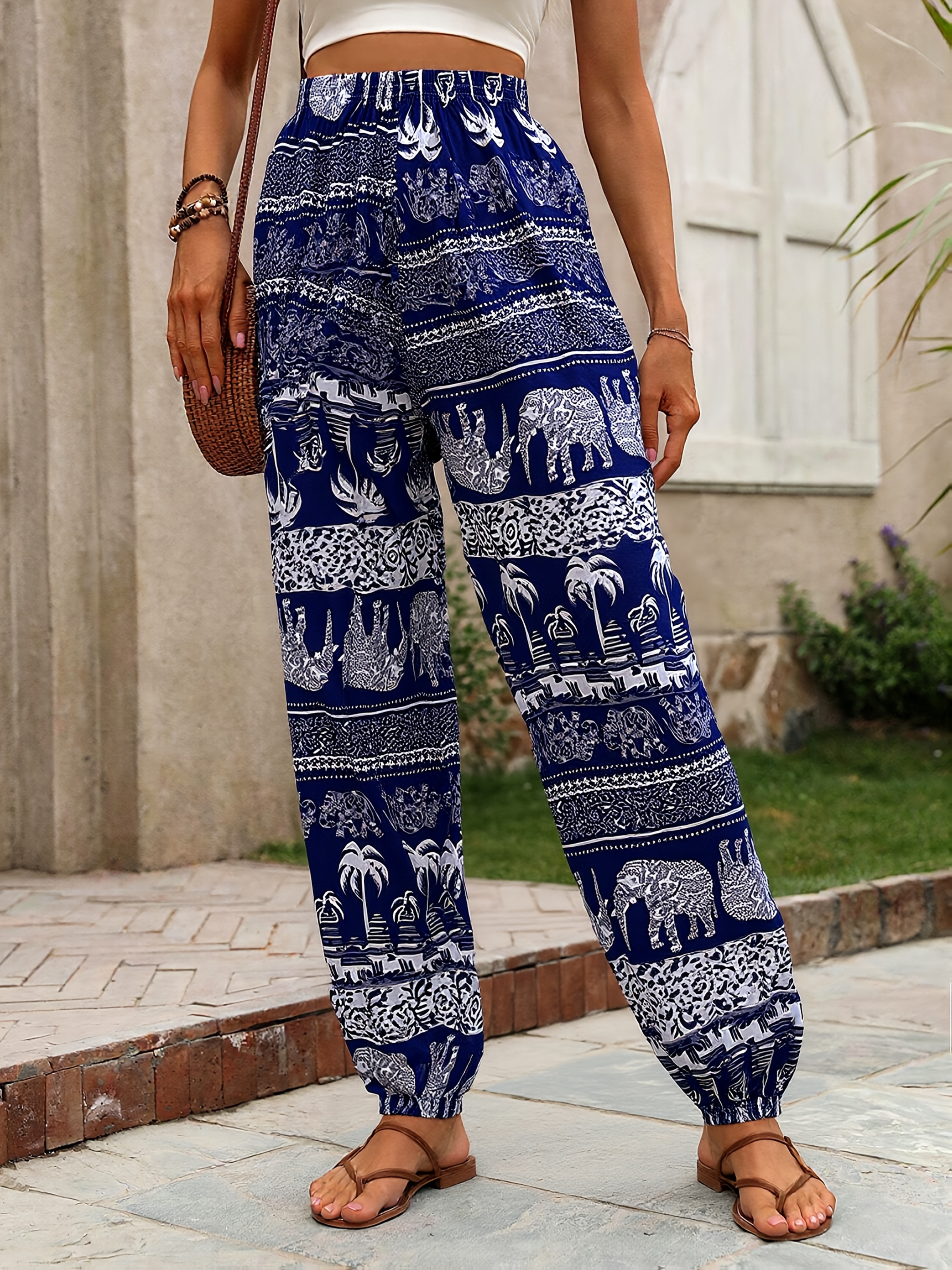 baggy elephant pants sold on Temu United States