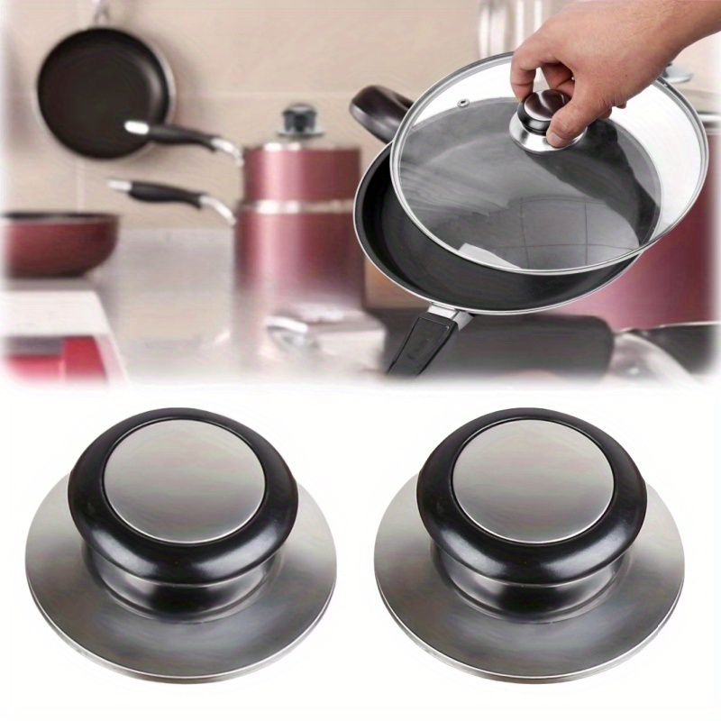 Cabilock 4-Pack Heat Resistant Pot Handle & Lid Cover Mitts – Anti-Scald Cotton Grips For Cookware (Assorted Colors)