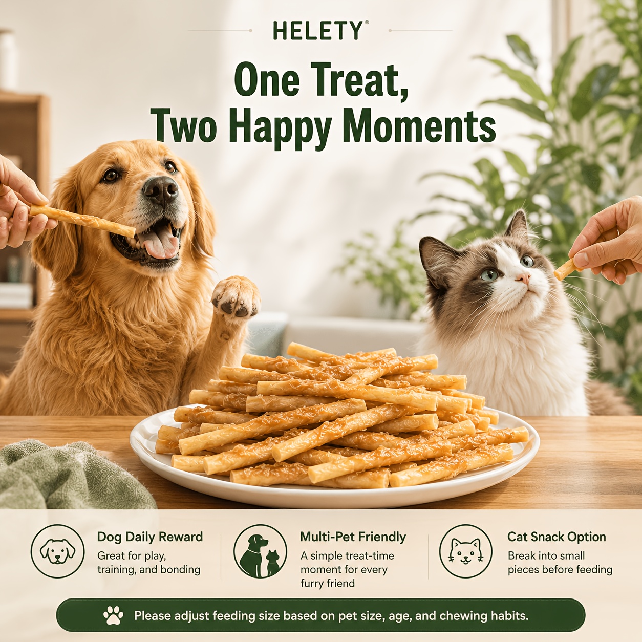 collagen   dental treats tender meat strips suitable for labradors and golden retrievers     teeth a training reward suitable for small medium and large dogs as a   treat Product details 6