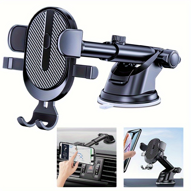 

[2024 80lbs Strong Suction] Car Phone Holder Mount,[ Road ]dashboard Cell Phone Holder For Car Windshield Phone Stand