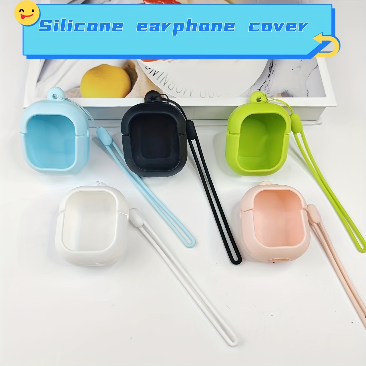 

Card Mini Tws Earphone Case, Space Capsule Silicone Protective Case, Colors, Ideal Birthday And Holiday Gift