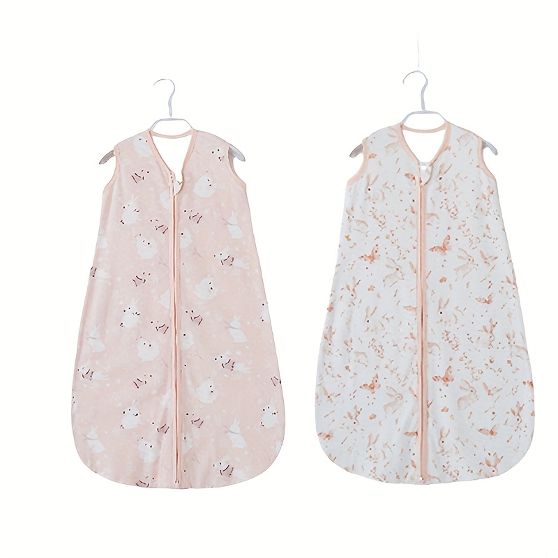 Image of Summer Two-piece Set Vest Round Bottom Pure Cotton Children's Sleeping Bag