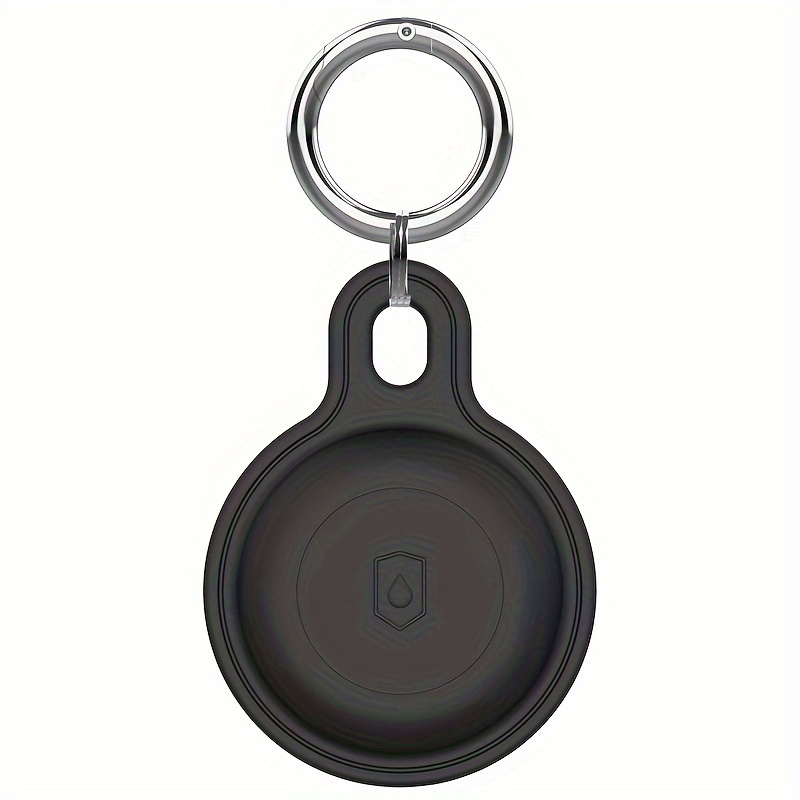 Applicable To Airtag Protective Case Silicone Anti-fall Tag Protective Shell Anti-lost Airtags Keychain Soft Case Soft Case Cat And Dog Pet Collar Chain Positioning