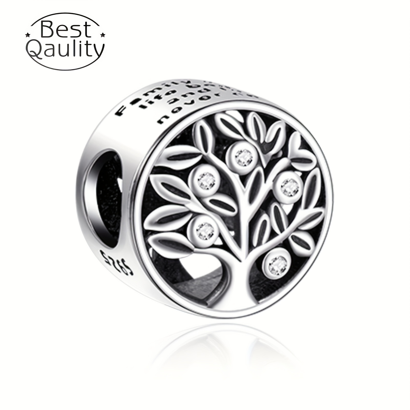 

Fashion 925 Sterling Of Life Bead Charm For Women Jewelry Making Bracelet Necklace Accessories