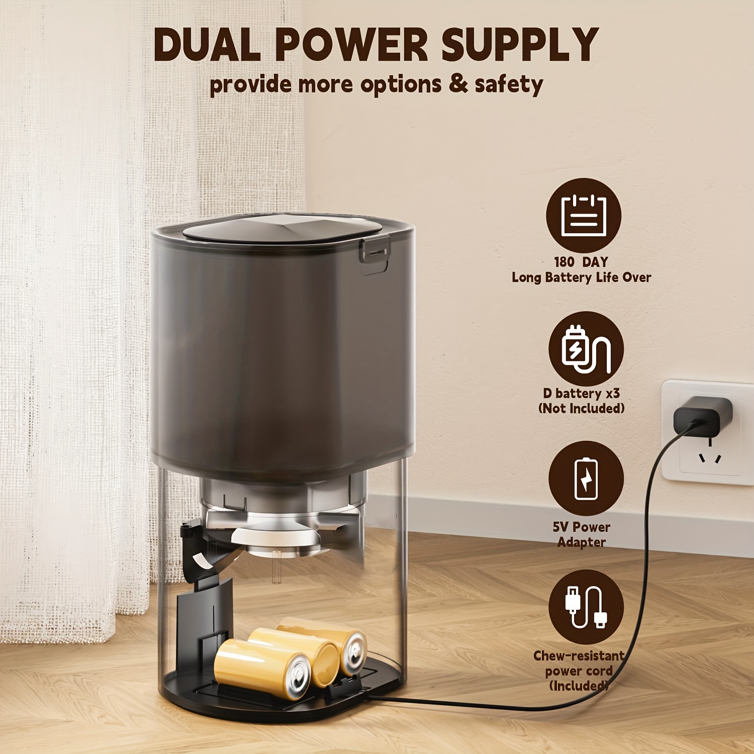 3l large capacity wi fi remote automatic cat feeder 2 5l wireless automatic dog drinking   with filter quiet   feeder and   system 5