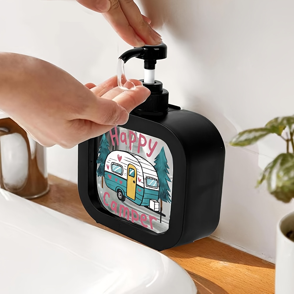 1    printed hand soap dispenser pump bottle for bathroom hand washing and daily cleaning use