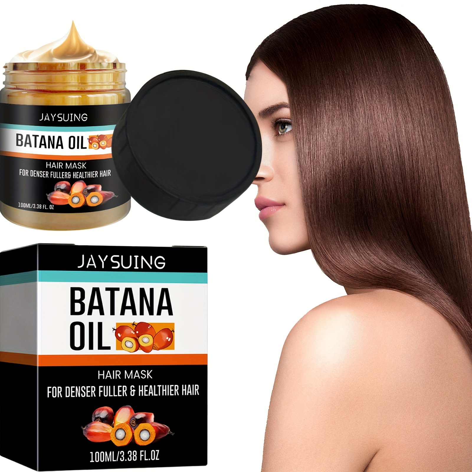 

Batana Oil Hair Mask, Suitable For Smooth And Voluminous Hair, Healthy Hair Penetrates Root To Tip