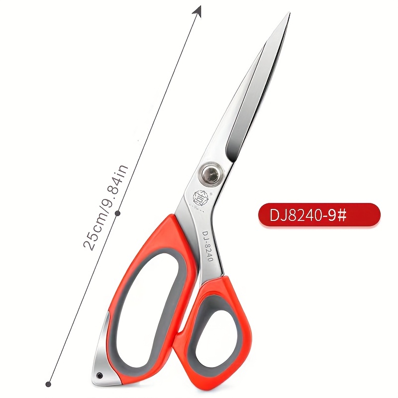 Image of 1pc Of Professional Stainless Steel Sewing Scissors - Ultra-sharp And Lightweight, Ideal For Precise Cutting, Suitable For Tailors, Garment Making, And Crafts - Durable