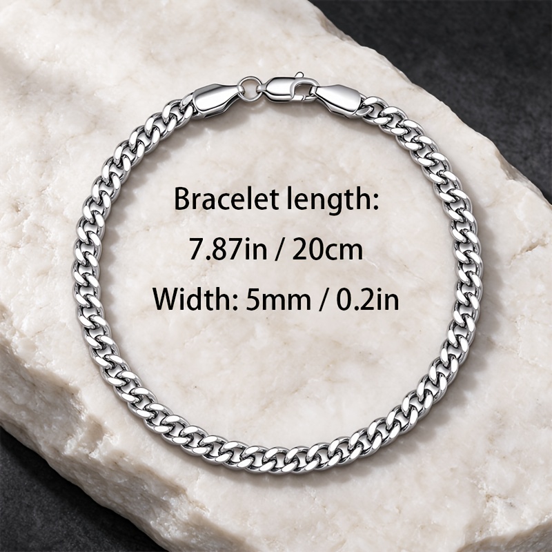 Image of 925 Silver, Women's Fashion Round Bracelet, Width 4mm/5mm, Snake Design, Fashionable Trend, , Daily Wear, Suitable As A Gift For Christmas, Valentine's Day, Mother's Day