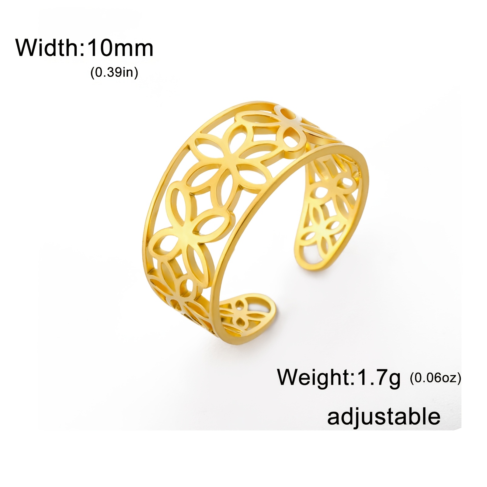 Women's Minimalist Avant-Garde Geometric Line Design Ring