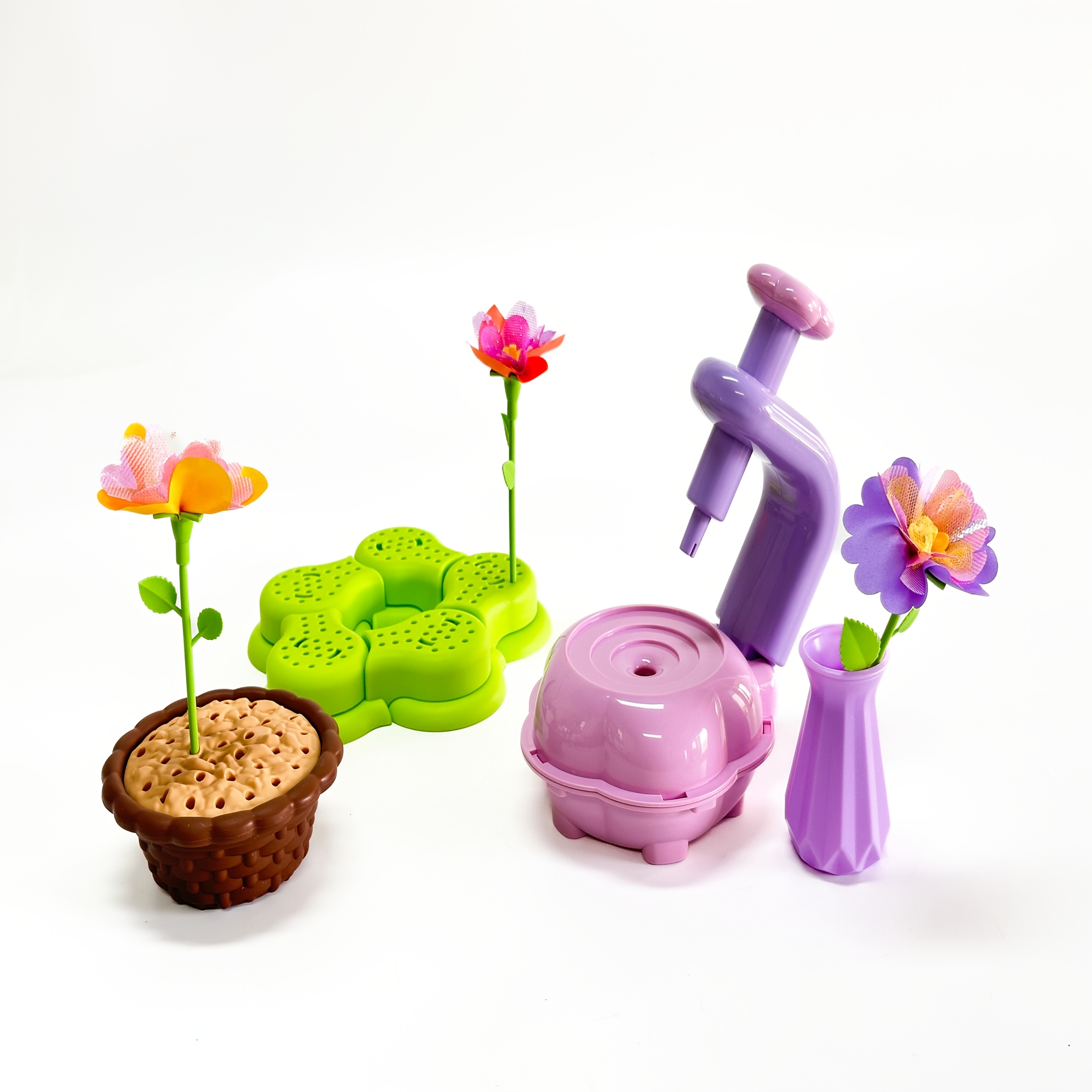 Fabric Flower Bouquets Toys, DIY Craft Kits Toys for Kids - Flower Market Toy, Build Your Flower Bouquet, Arts & Crafts for 4 5 6 7 8 Year Toddler Girl