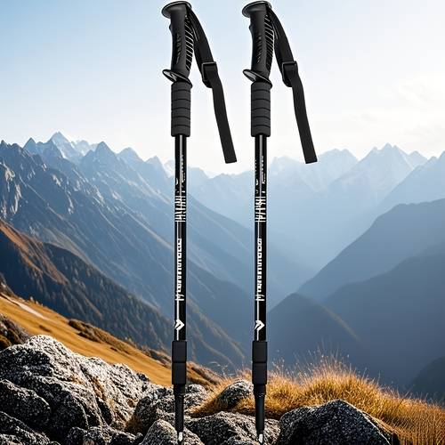 2 stuks verstelbare trekkingstokken van aluminiumlegering 23.62 inches - 59.6 inches, verstelbaar naar , geschikt voor wandelen, klimmen en buitenavonturen - perfecte uitrusting voor de arbeidstag voor wandelliefhebbers