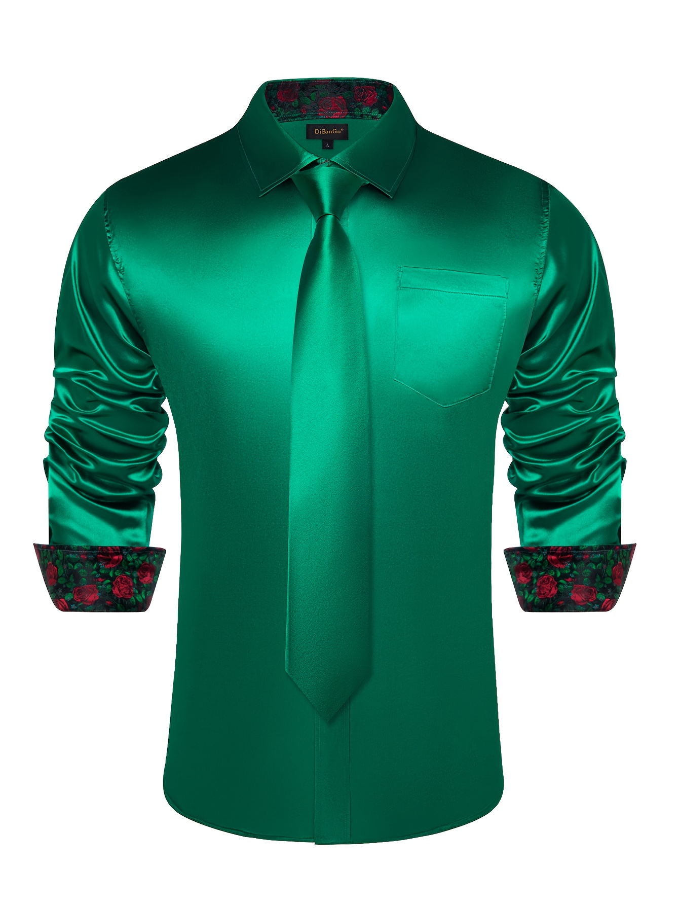 slim fit dress slacks Green Red Blue Yellow Men's Tailored 3 Pieces Solid Colored Fit Single main image 1