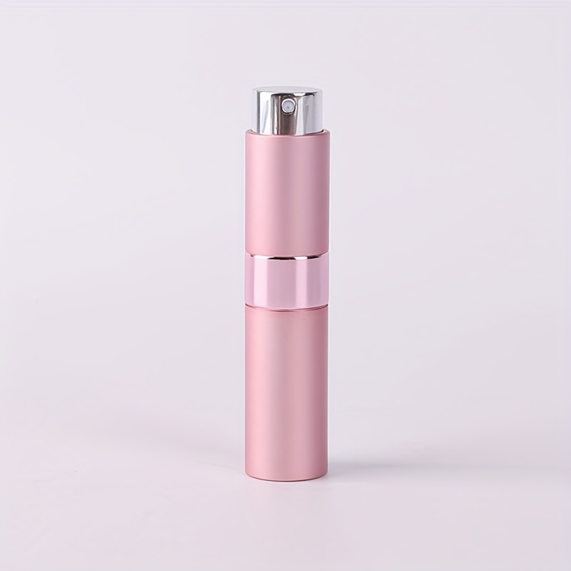 2pcs/3pcs/5pcs 10ml Aluminum Alloy Portable Perfume Atomizer with Glass Liner, Refillable Empty Small Spray Bottle for Travel, Twist Tye Pocket Cologne Sprayer
