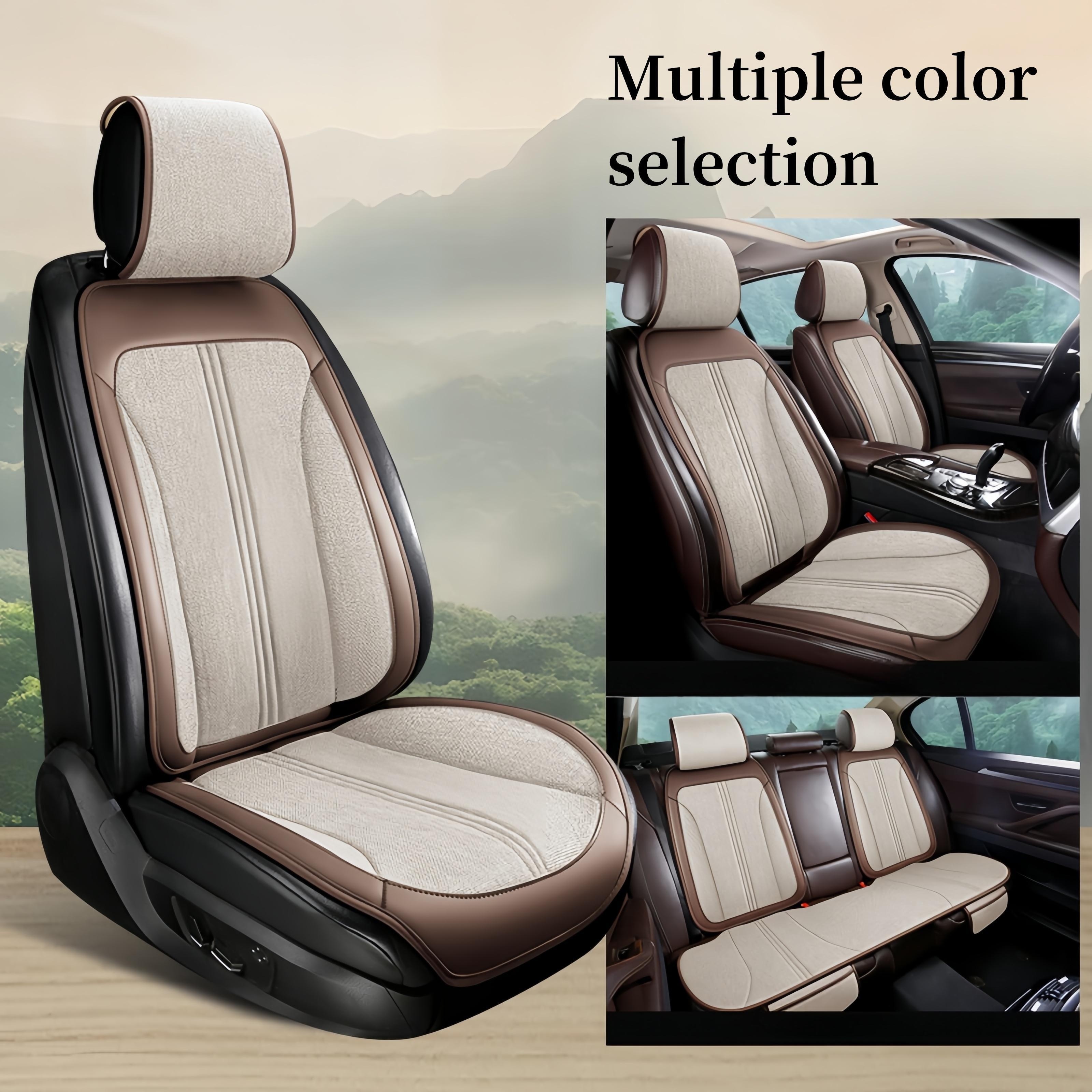 

5 Seats Full Car Full Coverage Premium Hemp Seat Protector Universal Car Seat Covers Lift Your Car Comfort