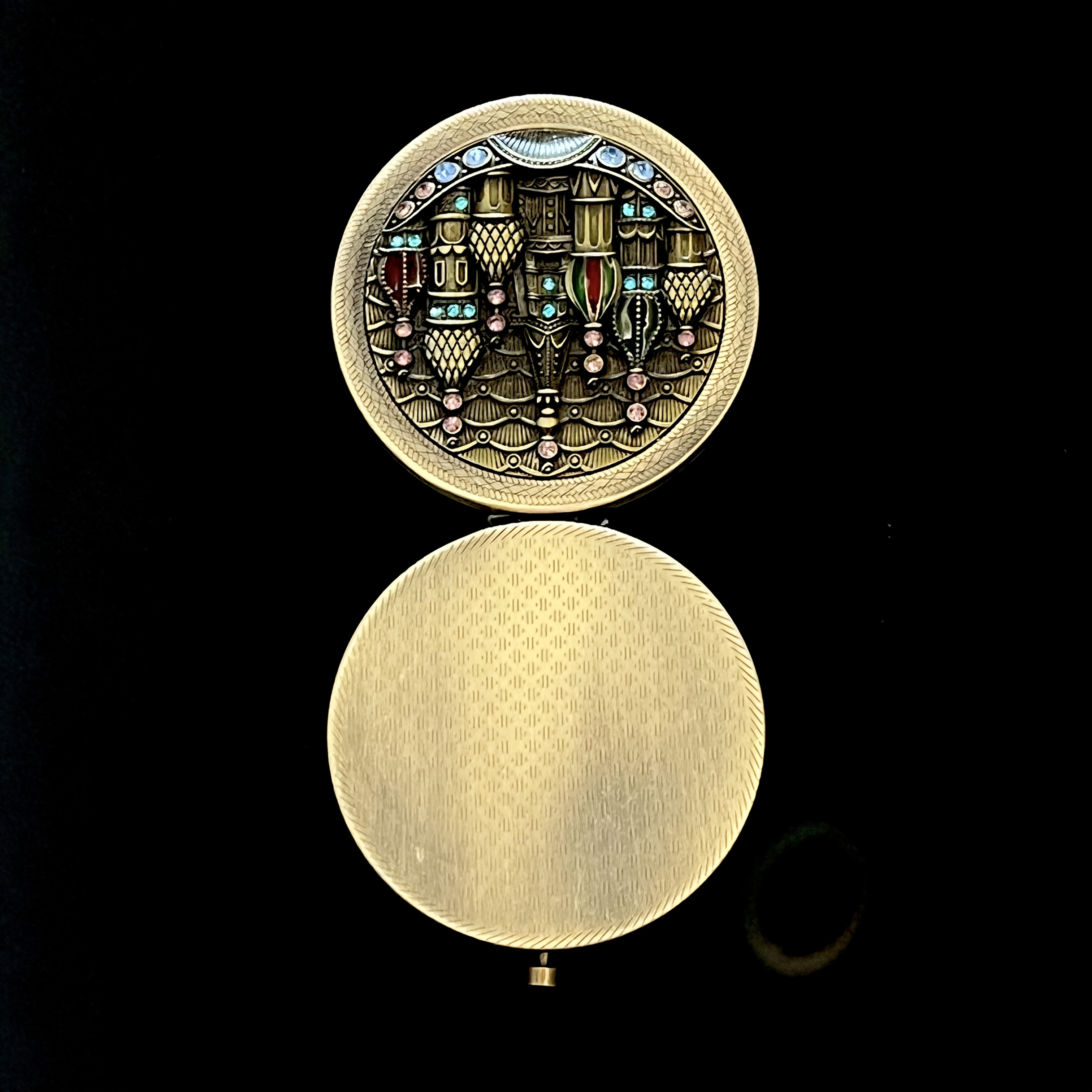 складной туалетный столик с металлической рамой - не требует полировки, не требует батареек,   подходит для путешествий и хранения, дорожный аксессуар | декоративное зеркало | металлический   подробные сведения 2