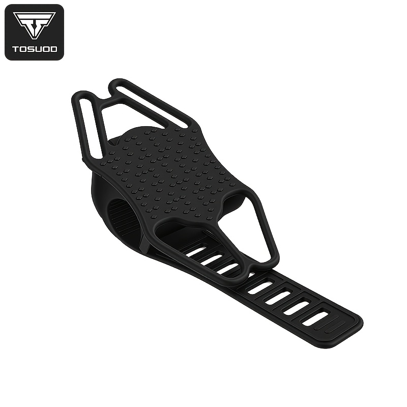 TEMU Tosuod Bicycle Phone Holder For Mountain Biking, A Silicone Mount For Securing Your Phone During Rides, Suitable For Delivery And Navigation