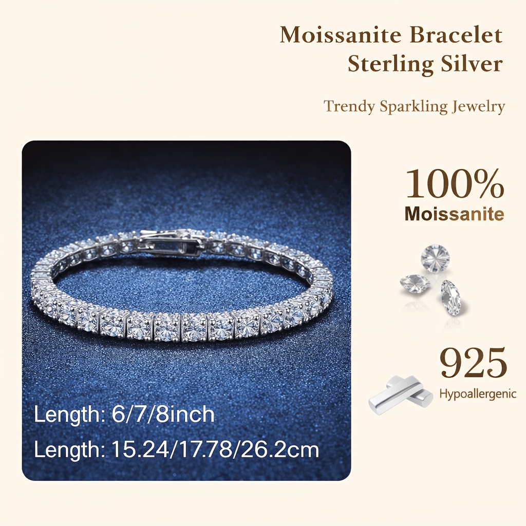 36 Moissanite | 925 Silver | Gra Certified | Wedding Prom Jewelry | Luxury Gift For Her | Suitable For Gatherings | Parties