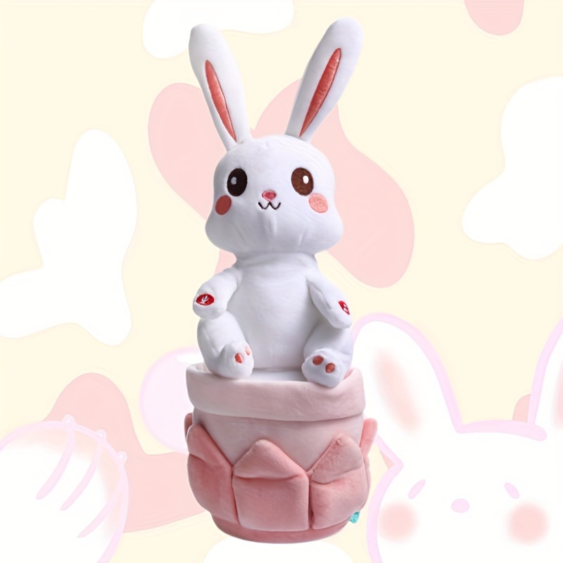1pc lotus rabbit can     can   to       toy doll display   display       batteries details 4