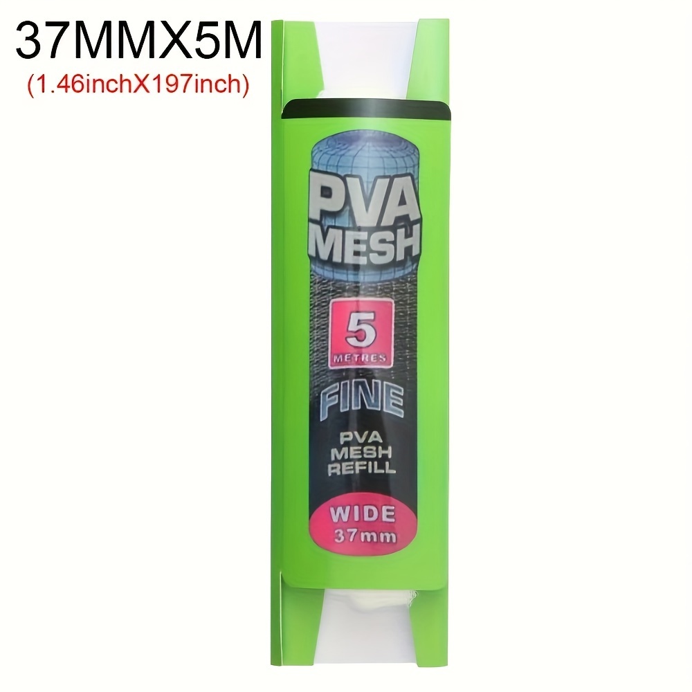 10 stuks 5m pva viskerijmouw pva viskerijtas mouw wateroplosbare mouw karper vissen voeder val vleesvangers vissen gereedschap 25mm/37mm
