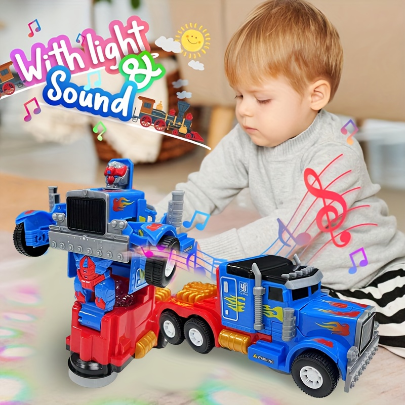 stunt truck electric toy with lights music automatic obstacle avoidance 36v battery powered abs material christmas halloween robot toy design durable construction Product details 7