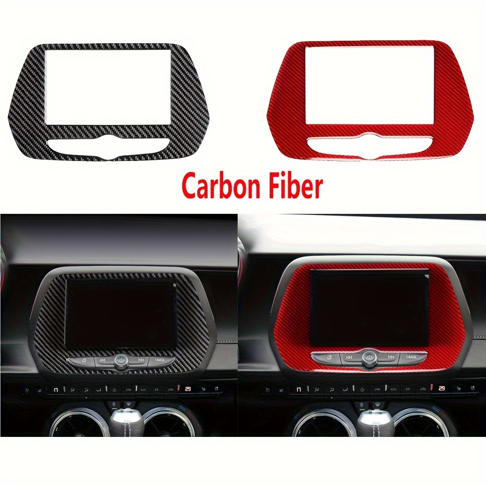 Auto Styling Dashboard Panel Rahmen Abdeckung Trim Carbon Faser