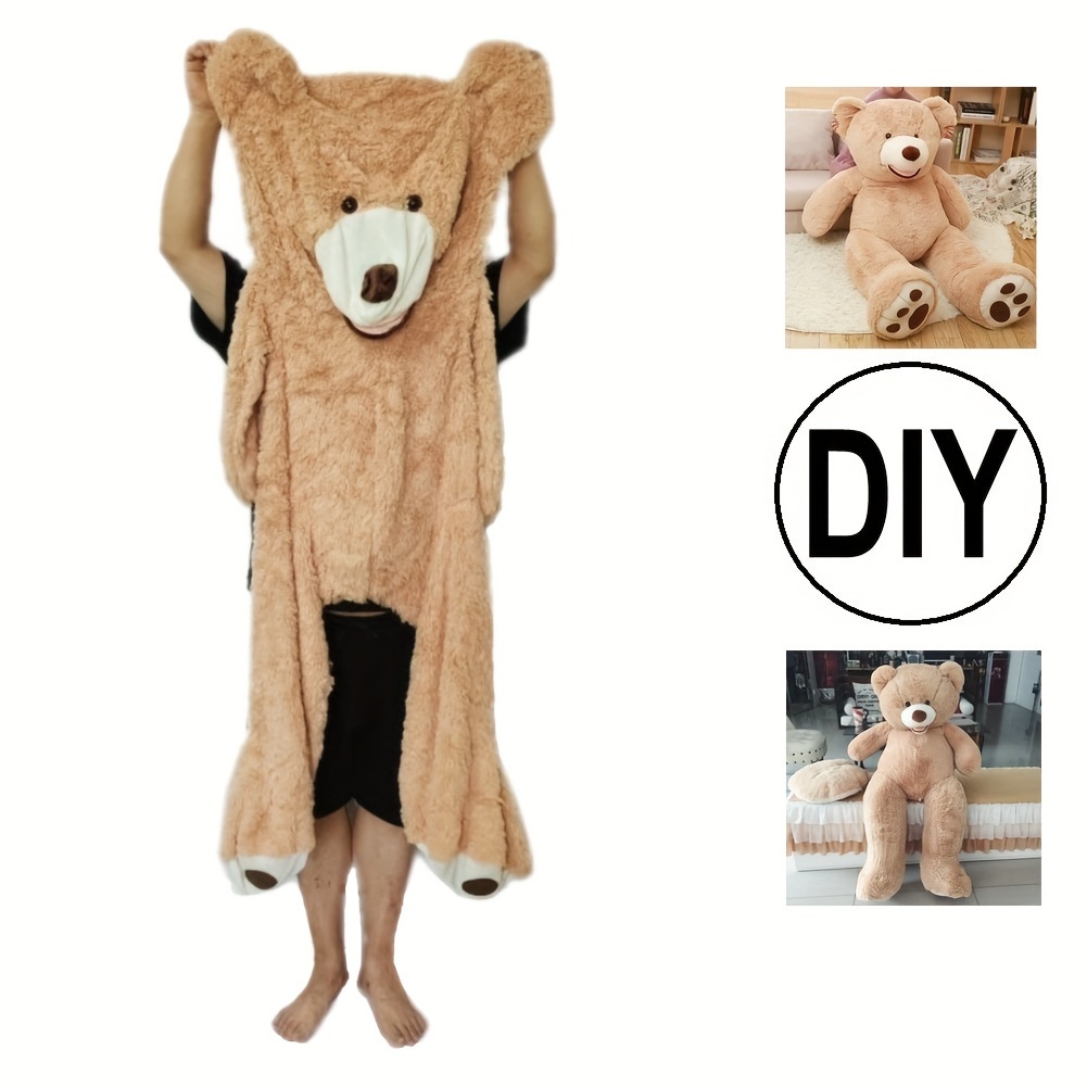 

63 Inch Teddy Bear Cover, Oversized Teddy Bear Jacket, Diy Plush Bear Dolls, No Stuffed