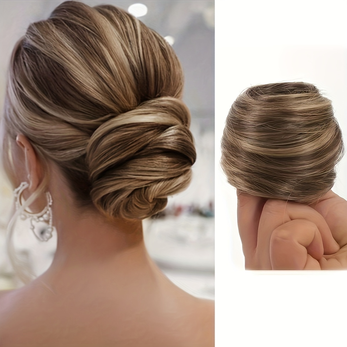 Image of Chemical Fiber Straight Hair Ring