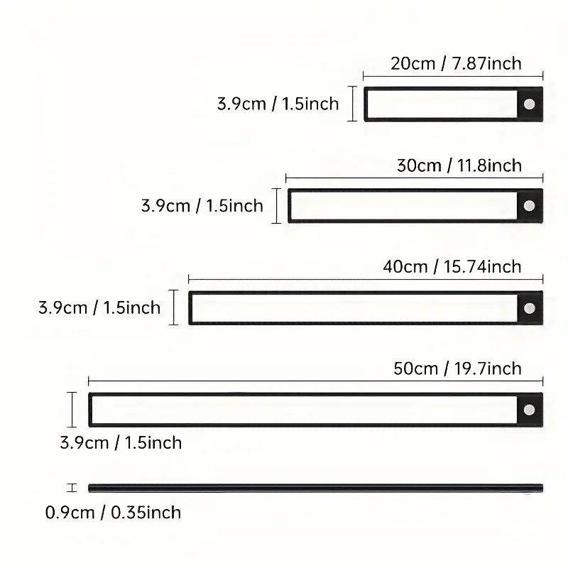 2pcs s 3 temperatures wireless usb rechargeable s on fixtures for cupboard details 2