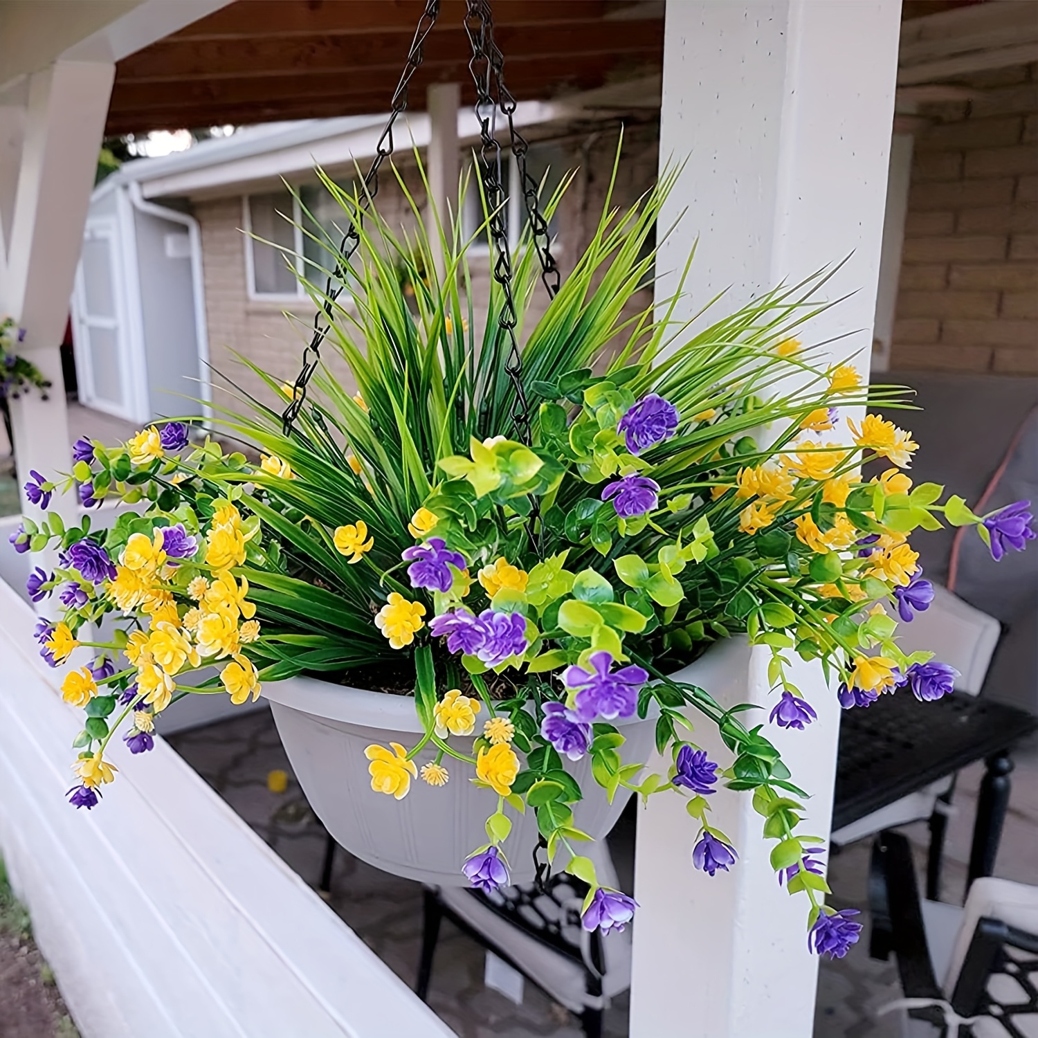 9 teiliges set uv bestndige knstliche blumen realistische - Temu Germany