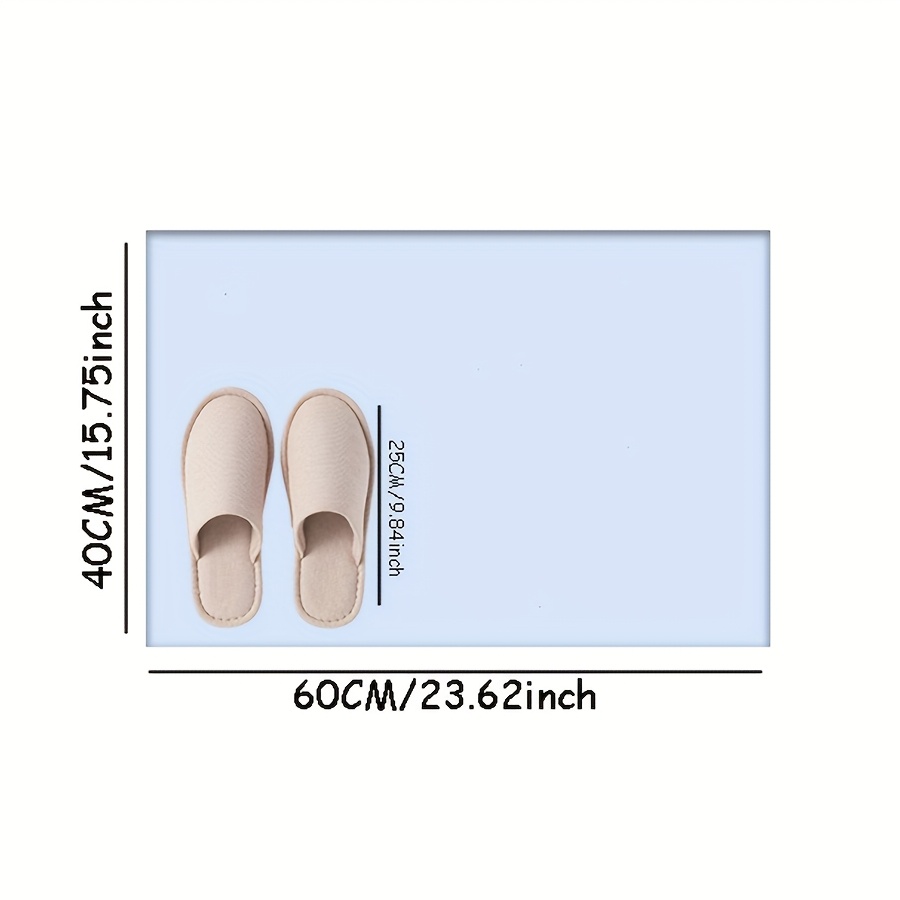 Large Rectangular Checkered Mat, Nordic Style