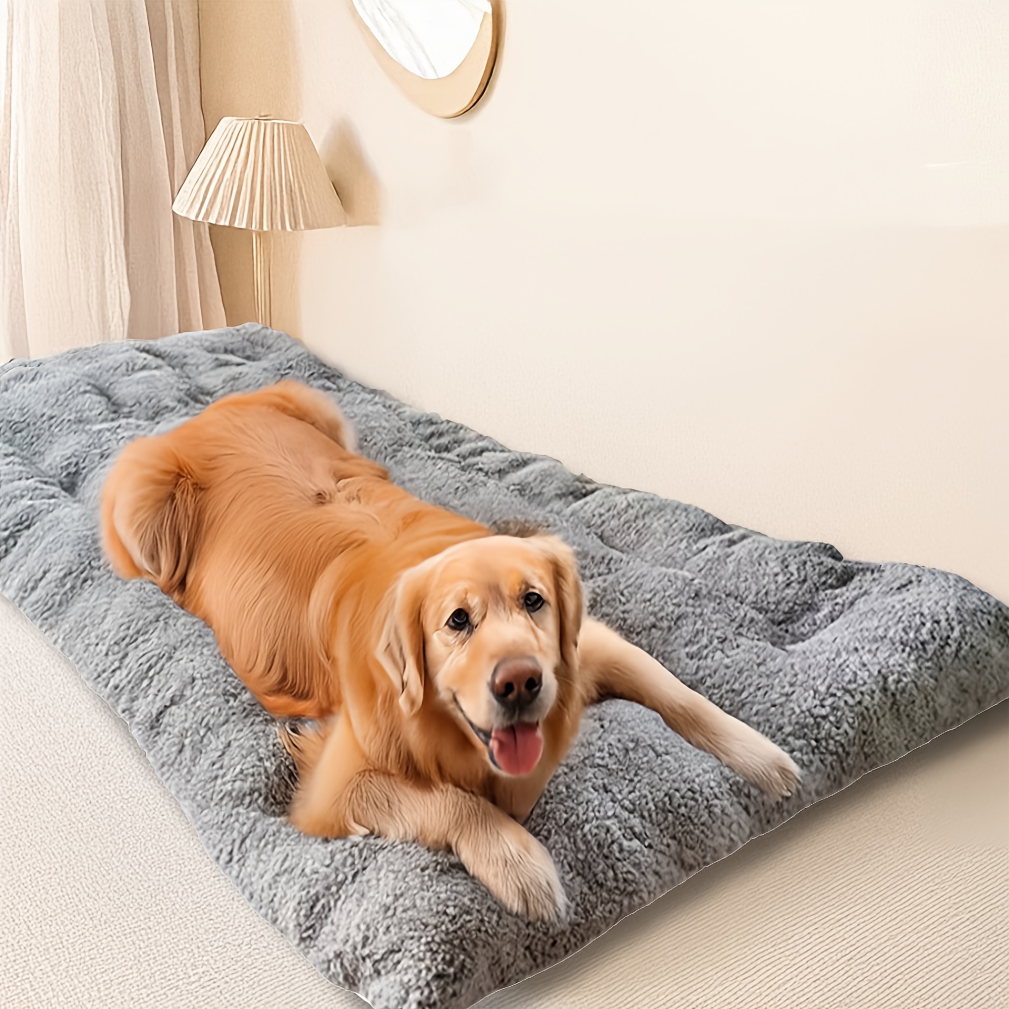 

Plush Dog Sofa Bed - Thick Super Soft Polyester Fiber Pet Mat, Warm Pad For Extra Small To Large Dogs, Non-assembled Quilt Pet Mat