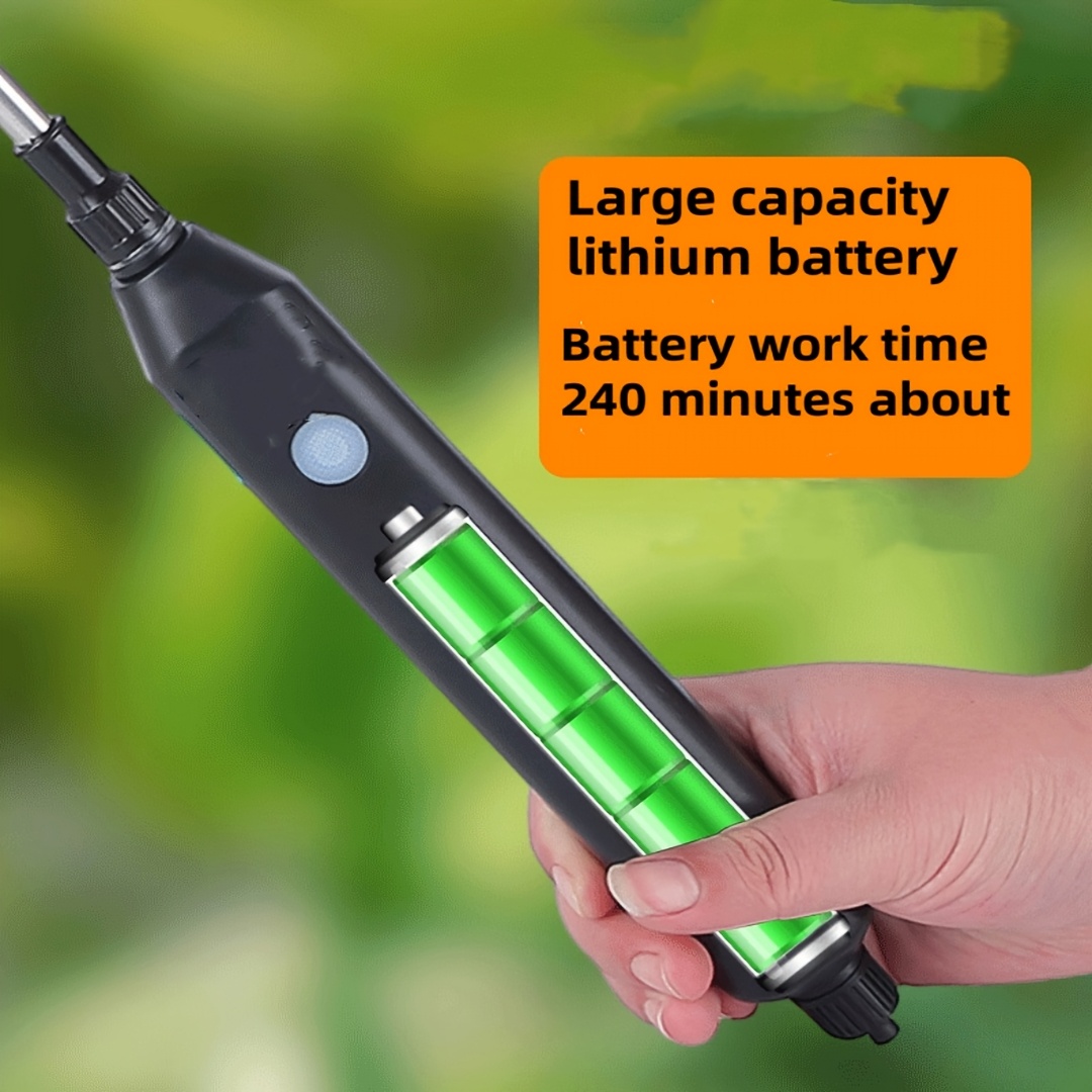 5L Pulvérisateur de jardin électrique portable avec batterie rechargeable USB - Tête de pulvérisateur réglable, tuyau télescopique, matériau PP durable, autonomie de 200 minutes, idéal pour arroser les plantes et les pelouses, équipement de pulvérisation de jardin | Design de pulvérisation moderne | Tuyau de pulvérisation durable