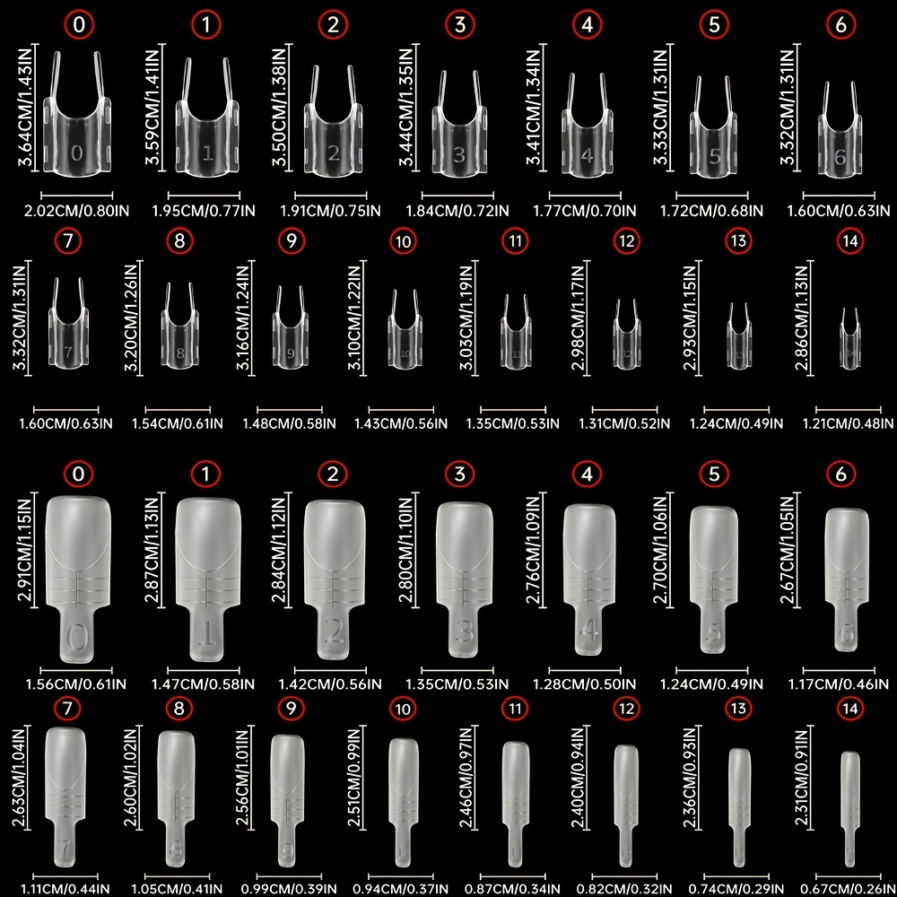 60pcs Double-Sided Handheld Abrasive Nail Lengthening Tools