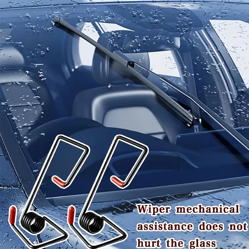 

4pcs Windshield Wiper Arm Assist Spring, , Strengthens Easy-install Car Wiper Arm Booster Spring - Enhances Windshield Cleaning, No Battery Needed Intelligent And Spring For Car Wiper Arm