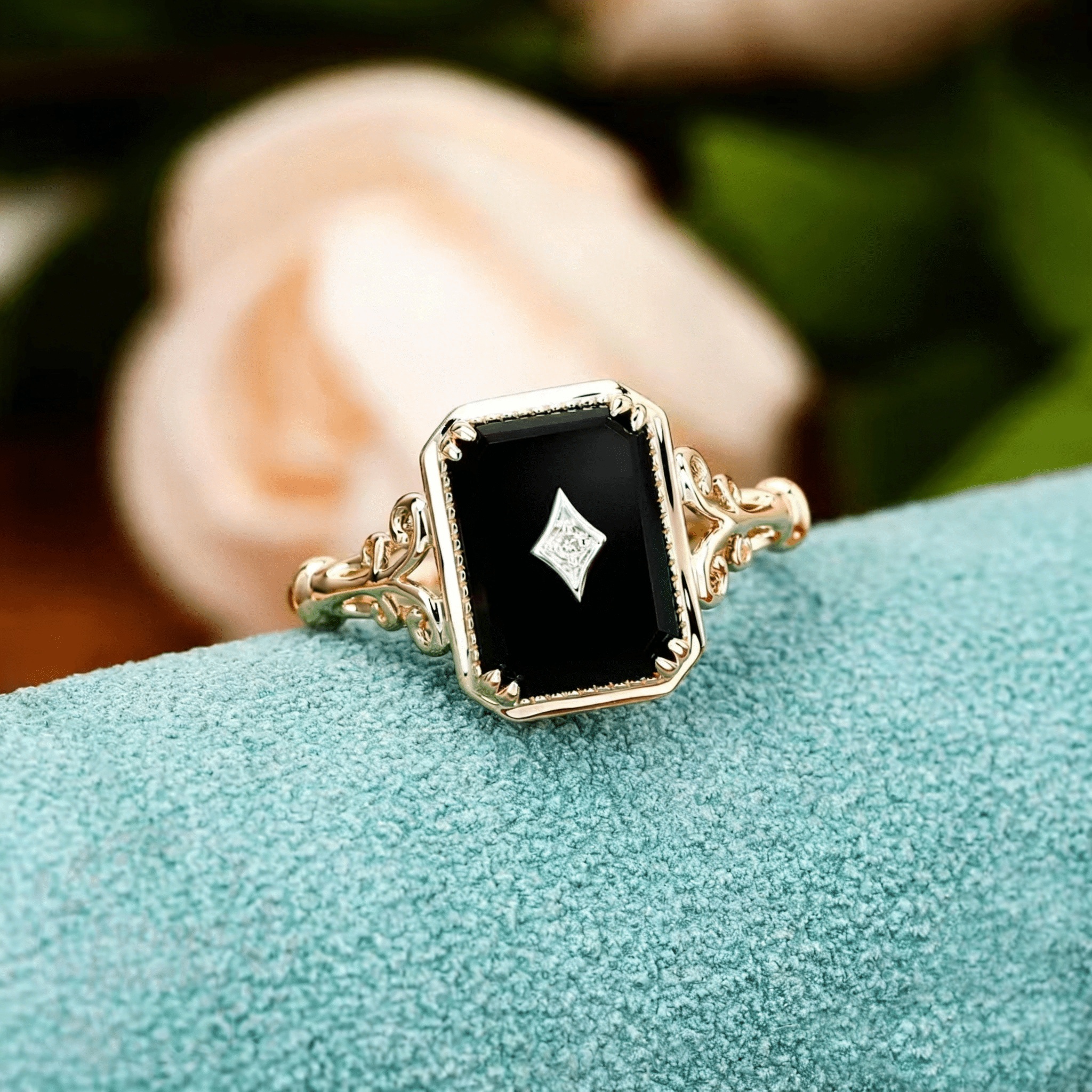 Men's Dark Gothic Fashion Ring, Unisex Style