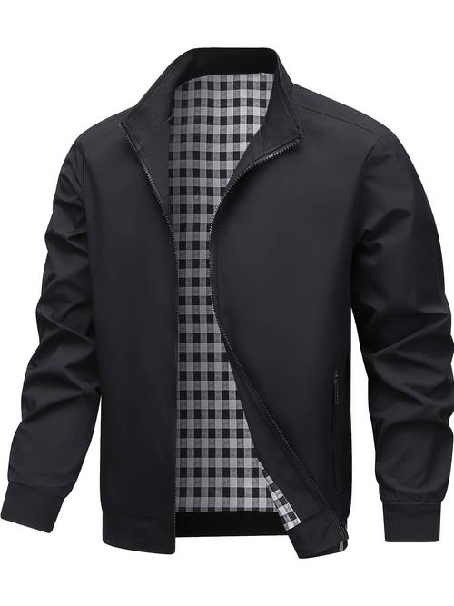 2025 model mature mens jacket spring autumn outerwear business attire casual fashion top