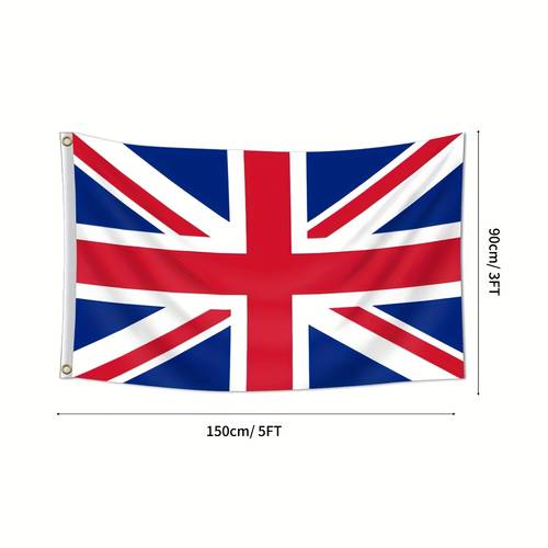 1x1 5ft 2x3ft 3x5ft uk flag union uk united kingdom flag outdoor decor yard decor garden decor outside decor 90 150cm 60 90cm 30 45cm